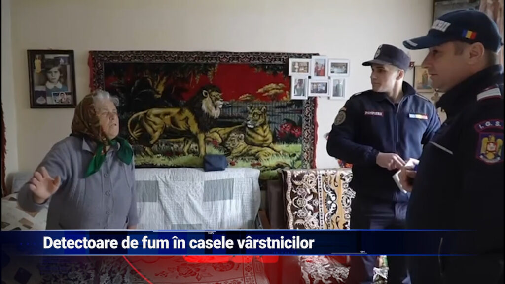 Detectoare de fum în casele vârstnicilor