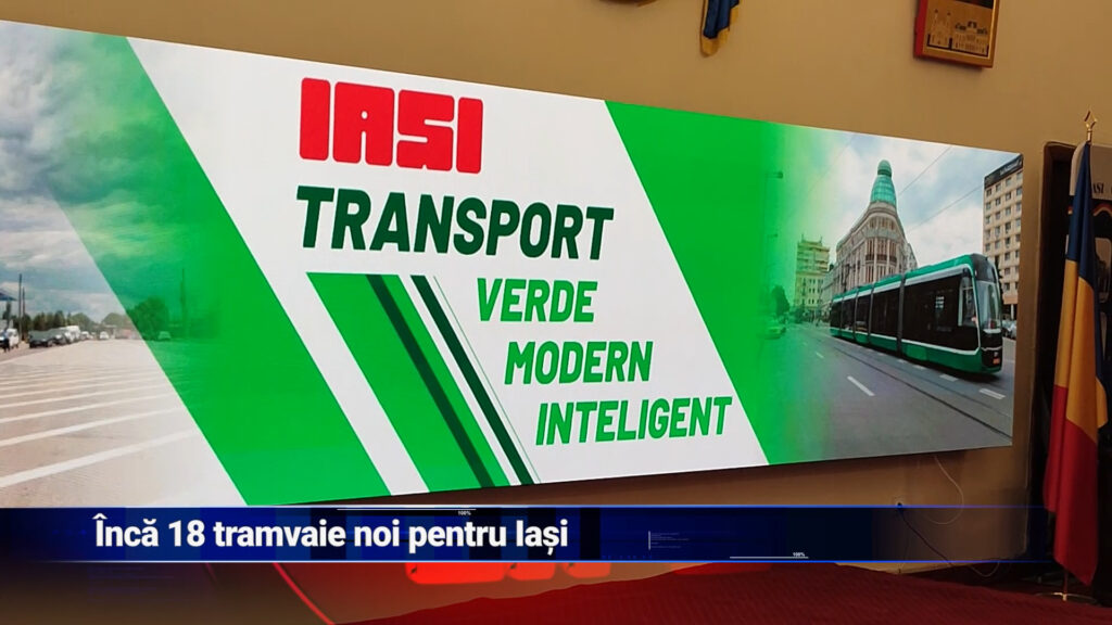 Încă 18 tramvaie noi pentru Iași