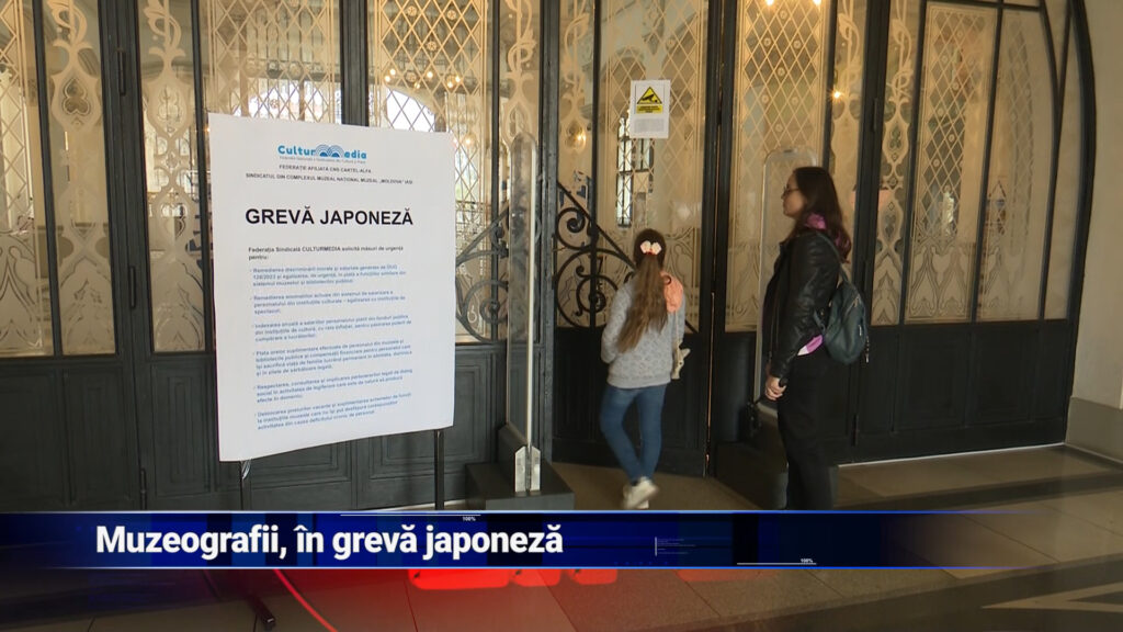 Muzeografii, în greva japoneză