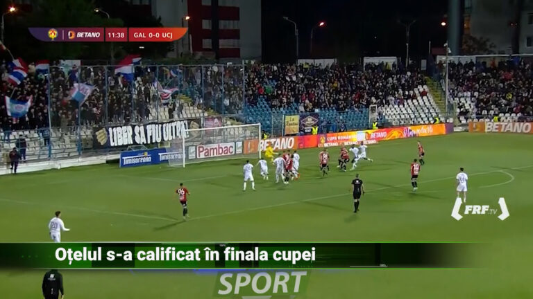Oțelul s-a calificat în finala Cupei