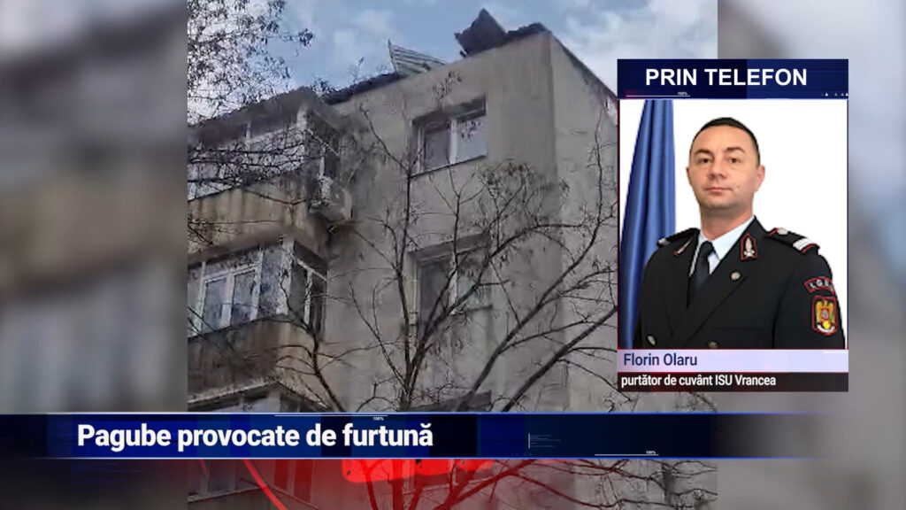 Pagube provocate de furtună