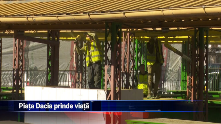 Piața Dacia prinde viață