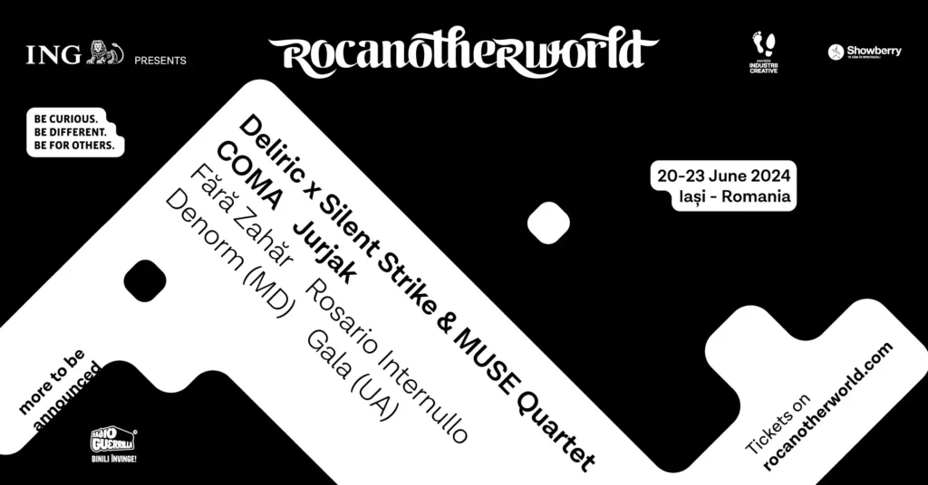 Un nou val de artiști ia cu asalt line-up-ul Mainstage Rocanotherworld, în timp ce primele nume au fost confirmate pentru Electronic Stage