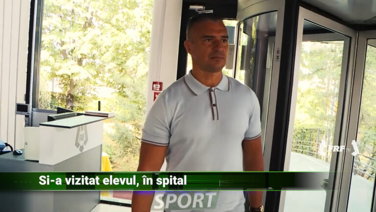 Și-a vizitat elevul în spital