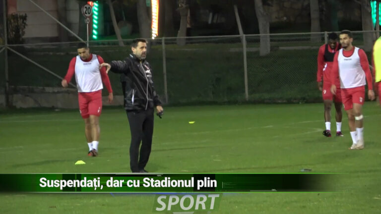 . SUSPENDAŢI, DAR CU STADIONUL PLIN