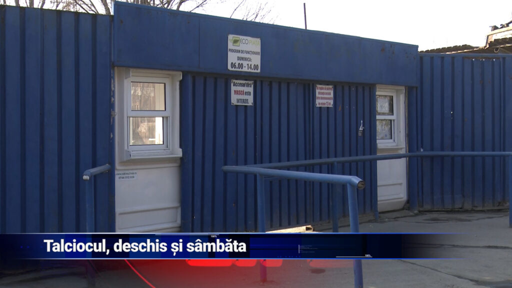 Talciocul, deschis și sâmbăta