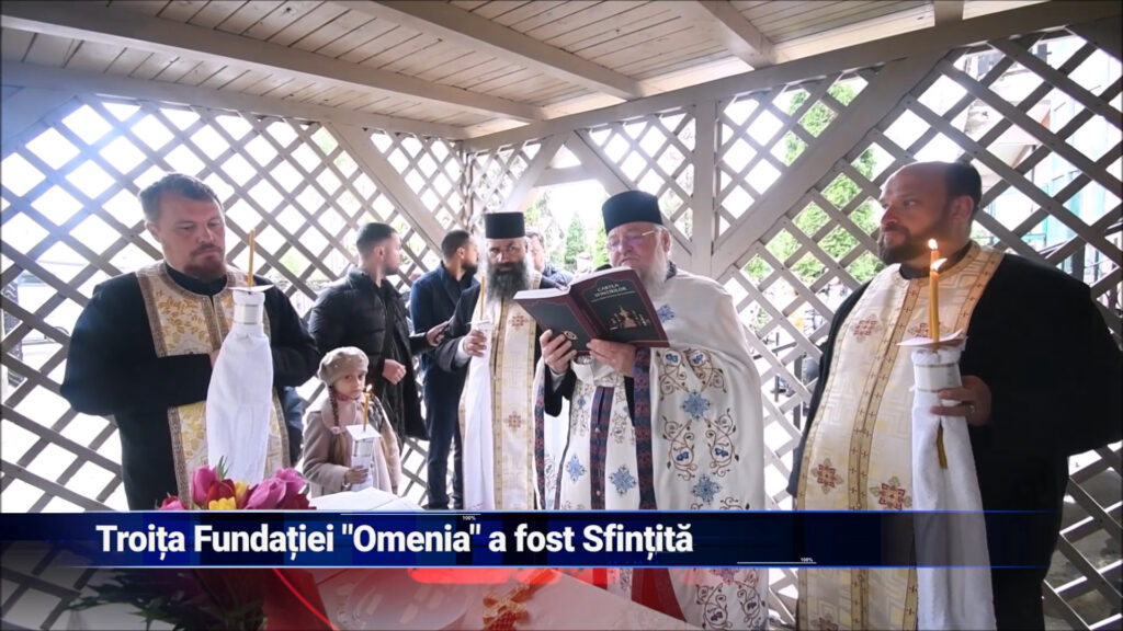Troita Fundației „Omenia” a fost sfințită