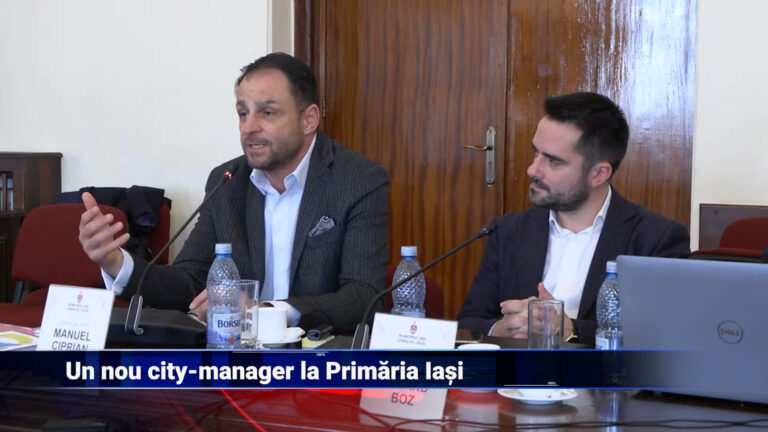 Un nou city-manager la Primaria Iasi