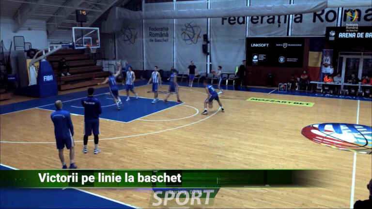 VICTORII PE LINIE LA BASCHET