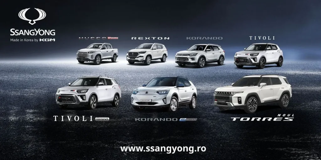 Marca SsangYong în creștere pe piața din România