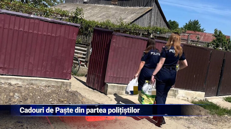 Cadouri de Paște din partea polițiștilor