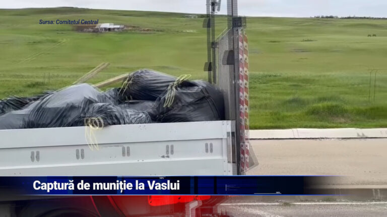 Captură de gloanțe la Vaslui
