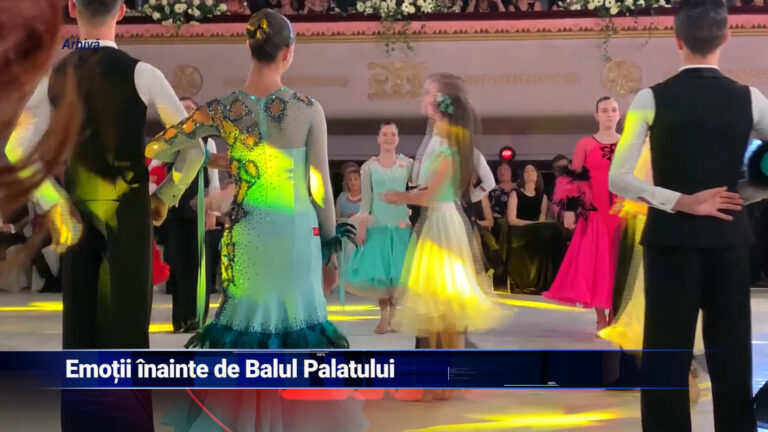 Emoții înainte de Balul Palatului