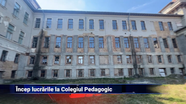 Încep lucrările la Colegiul Pedagogic „Vasile Lupu”