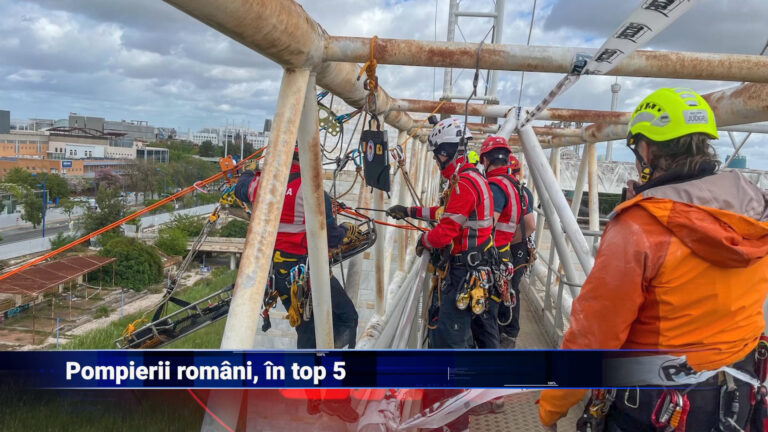 Pompierii români, în top 5