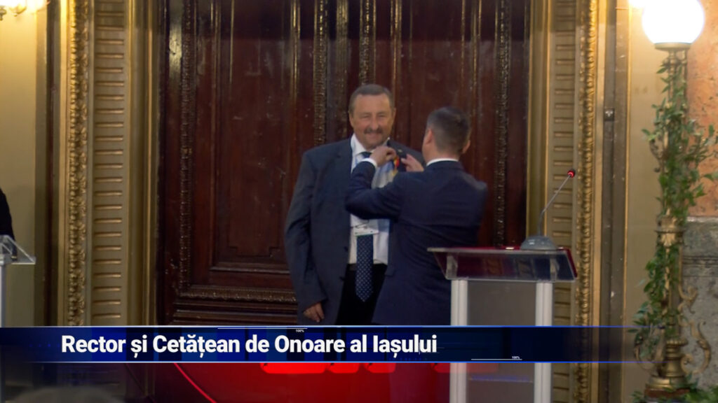 Rector și Cetățean de Onoare al Iașului