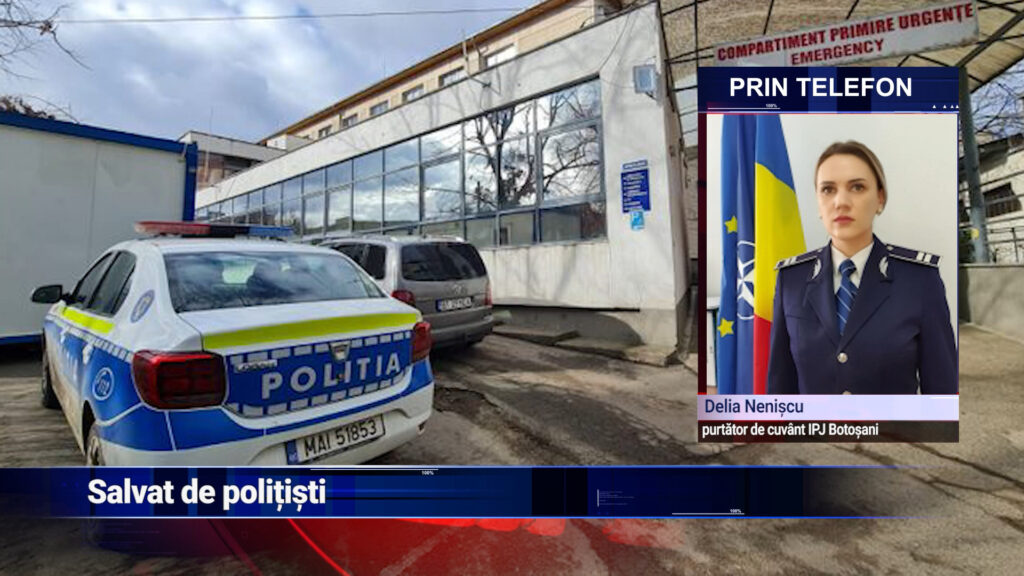 Salvat de polițiști
