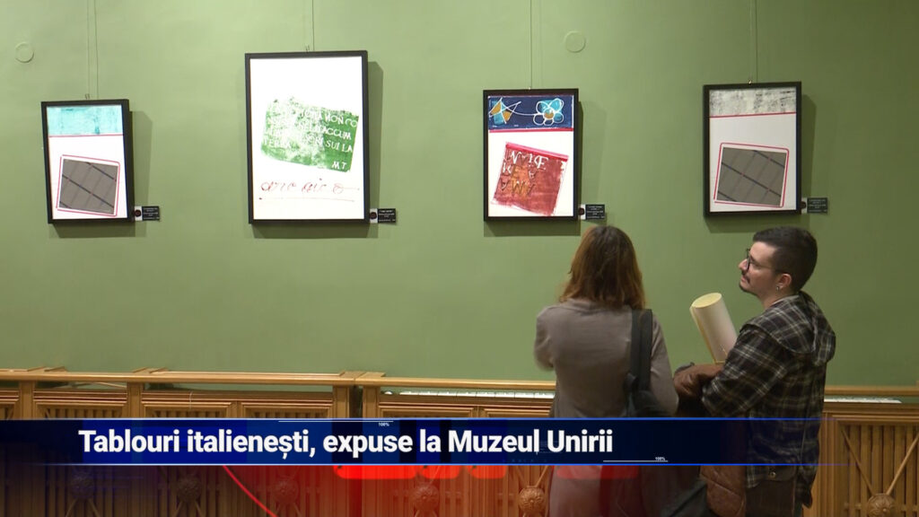 Tablouri italienești, expuse la Muzeul Unirii