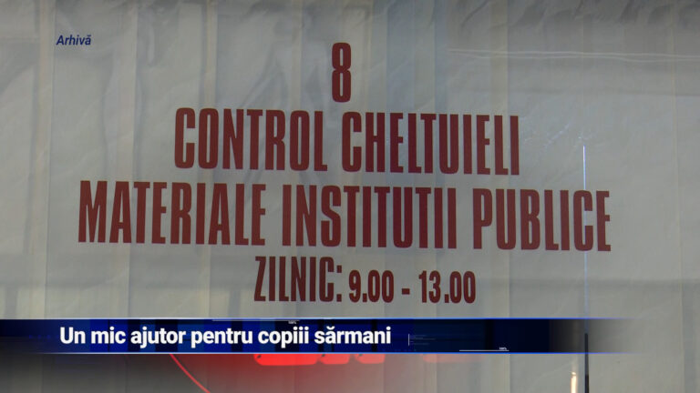 Un mic ajutor pentru copiii sărmani