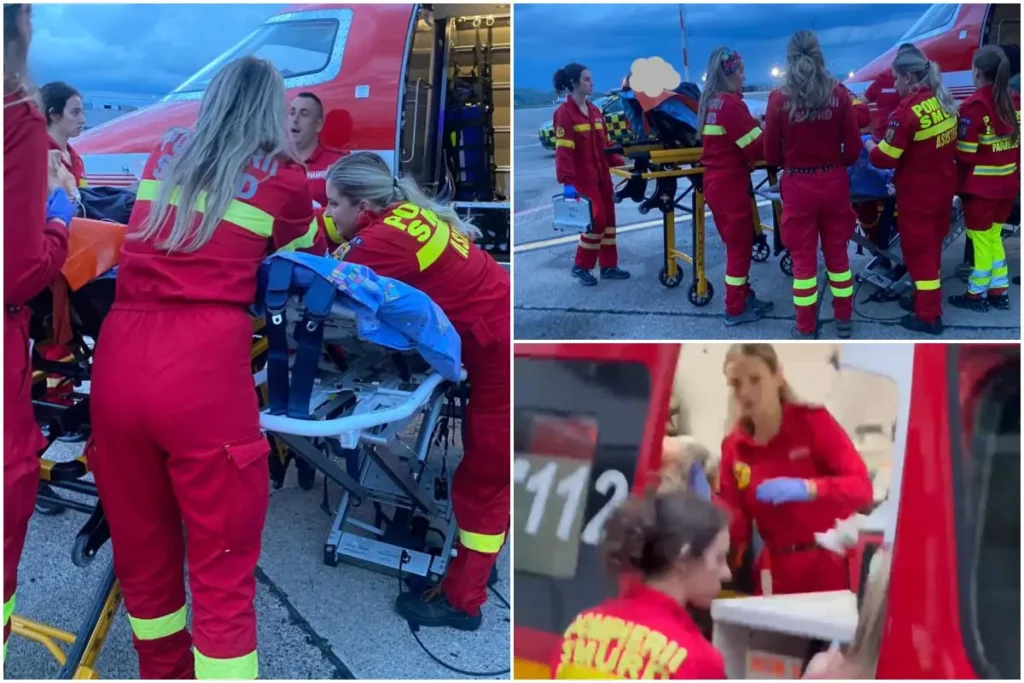 Florin Piersic a fost transportat din Cluj-Napoca la Institutul Matei Balș din București cu ajutorul unui avion SMURD