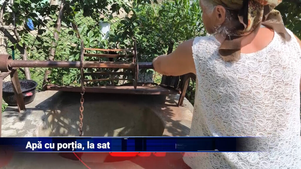 Apa cu porția, la sat