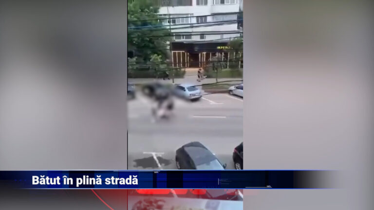 Bătut în plină stradă
