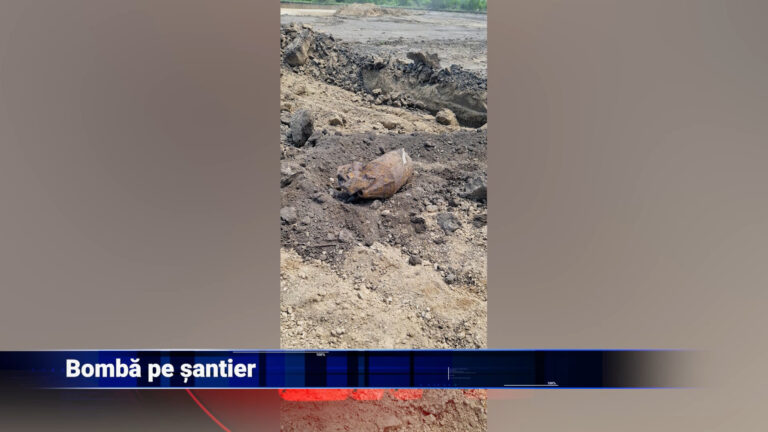 Bombă pe șantier