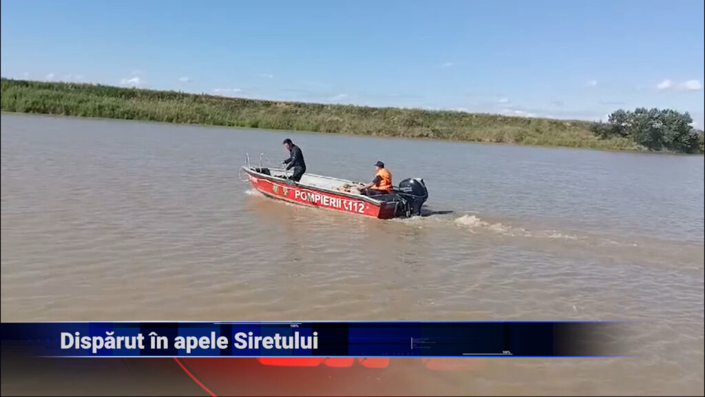 Dispărut în apele Siretului