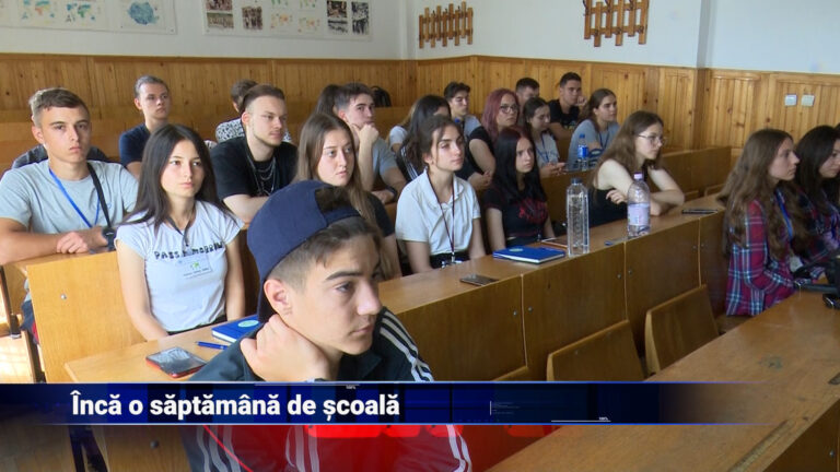 Încă o săptămână de școală