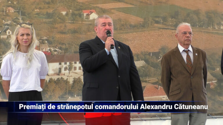 Premiați de strănepotul comandorului Alexandru Cătuneanu