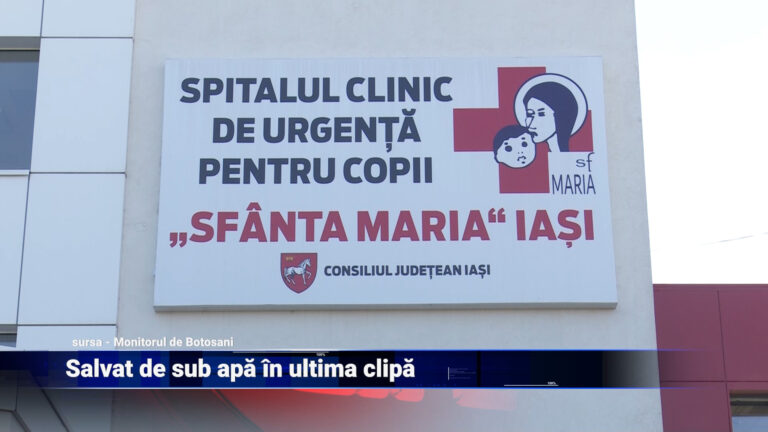 Salvat de sub apă în ultima clipă