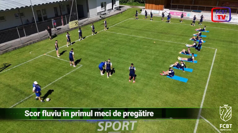 Scor fluviu în primul meci de pregătire