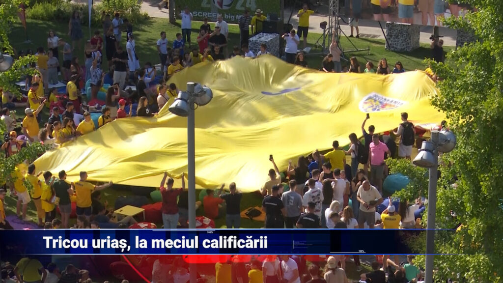 Tricoul uriaș, la meciul calificării