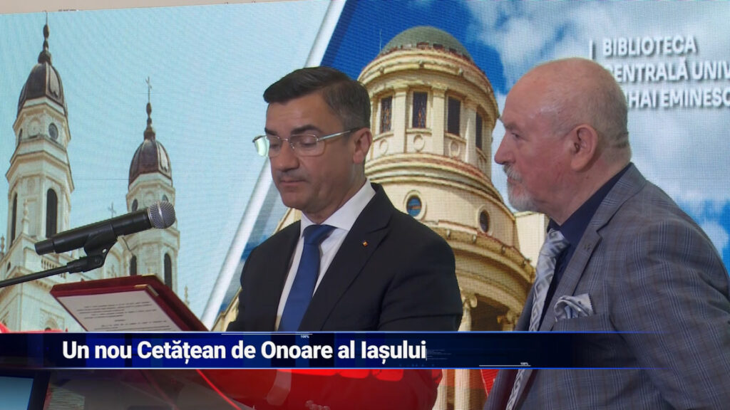 Un nou Cetățean de Onoare al Iașului