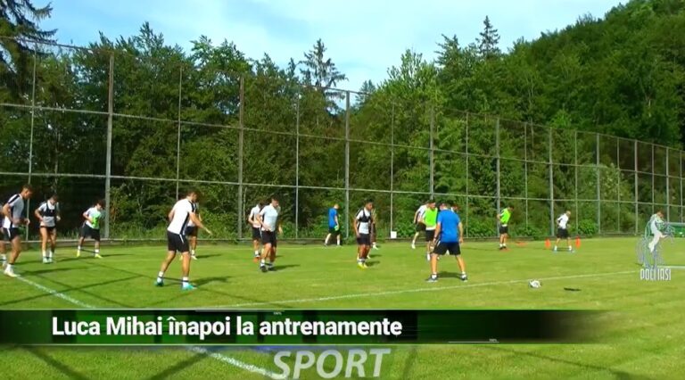 Luca Mihai, înapoi la antrenamente