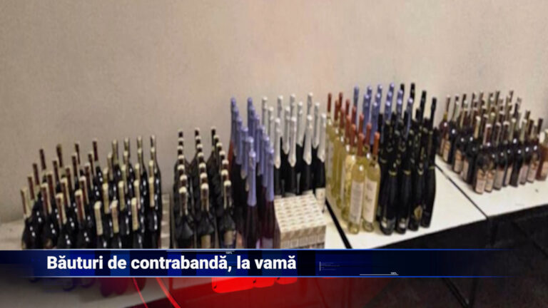 Băuturi de contrabandă, la vamă