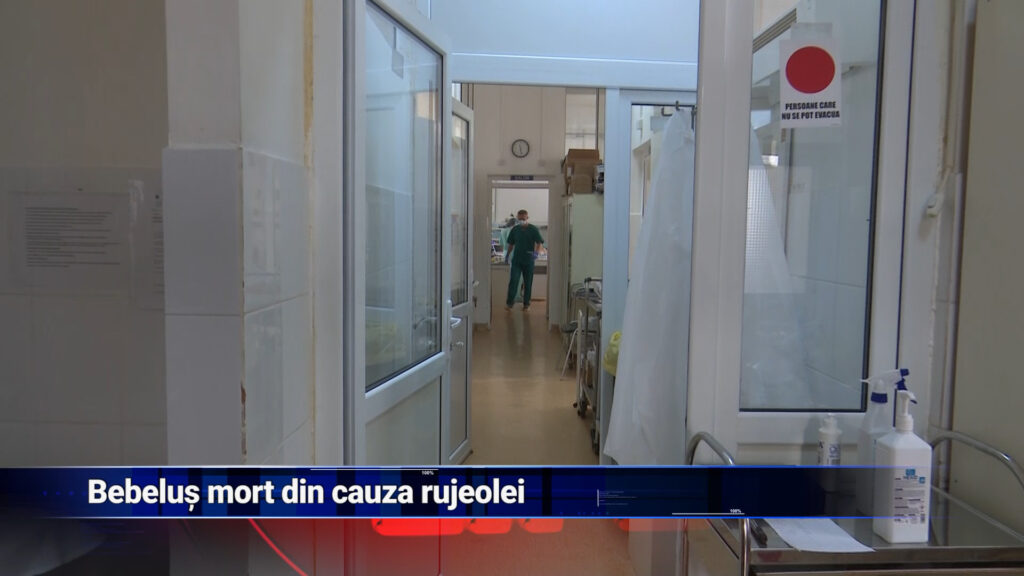 Bebeluș mort din cauza rujeolei