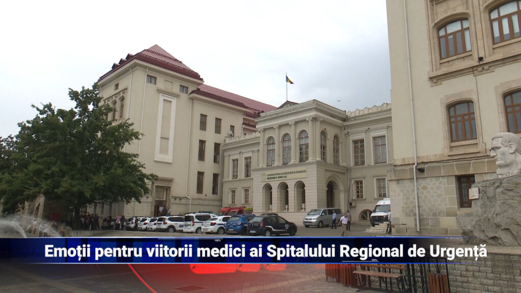 Emoții pentru viitorii medici ai Spitalului Regional de Urgență