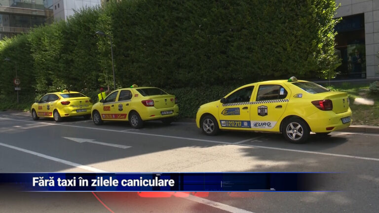 Fără taxi în zilele caniculare