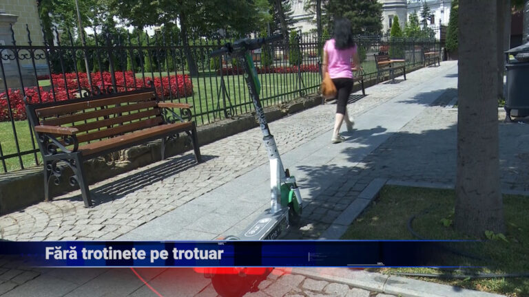 Fără trotinete pe trotuar