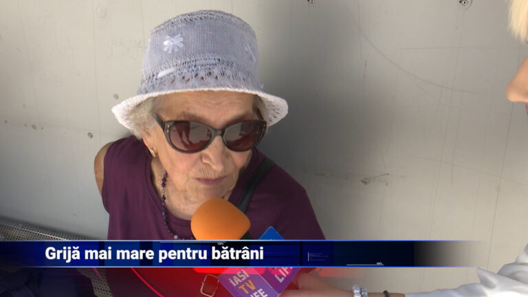 Grijă mai mare pentru bătrâni