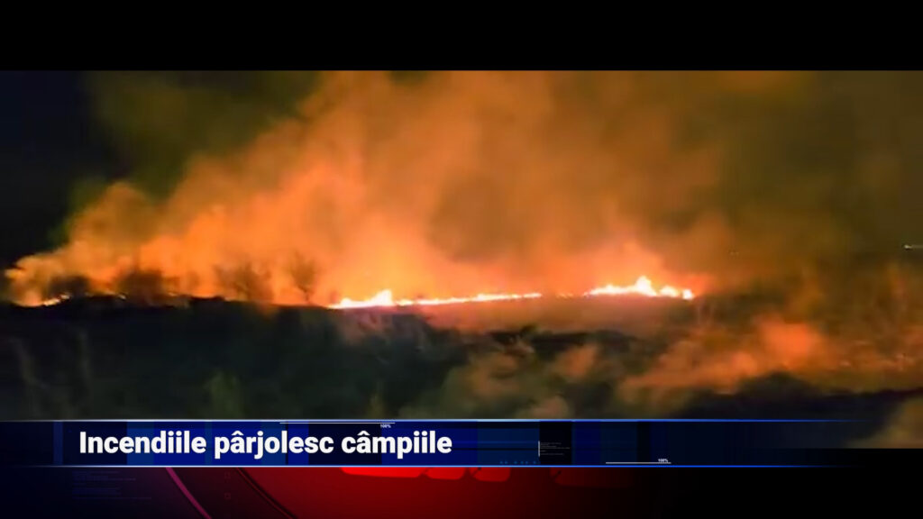 Incendiile pârjolesc câmpiile
