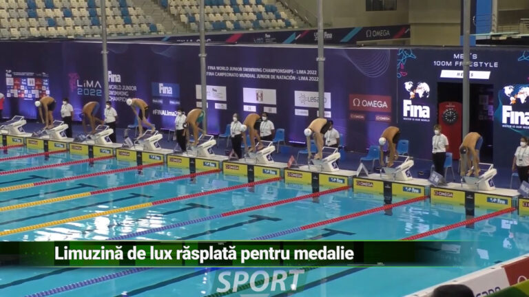 LIMUZINA DE LUX, RĂSPLATĂ PENTRU MEDALIE