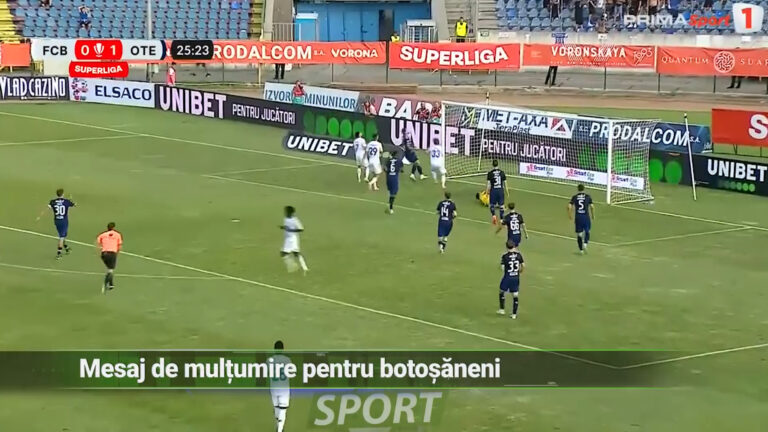 MESAJ DE MULȚUMIRE PENTRU BOTOȘĂNENI