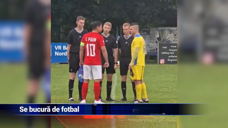 Se bucură de fotbal