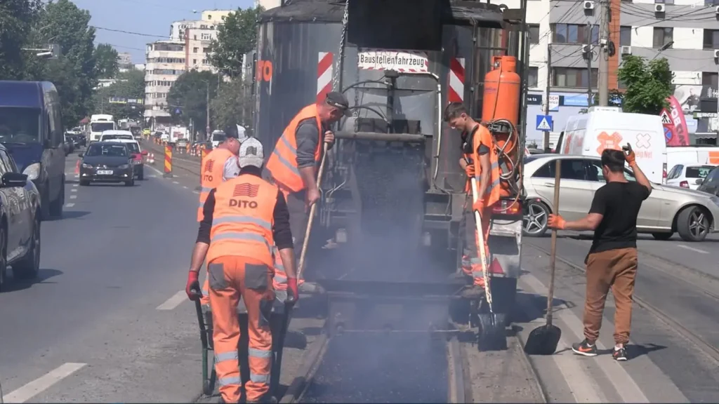 Programul lucrărilor de reparații ale sistemului rutier din ampriza căii de rulare