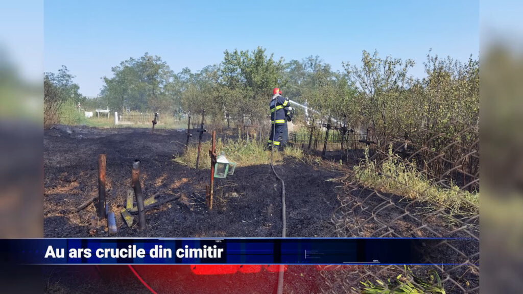 Cimitir în flăcări