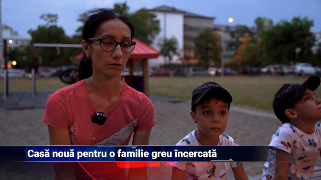 Casă nouă pentru o familie greu încercată