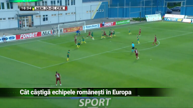 Cât câștigă echipele românești din Europa