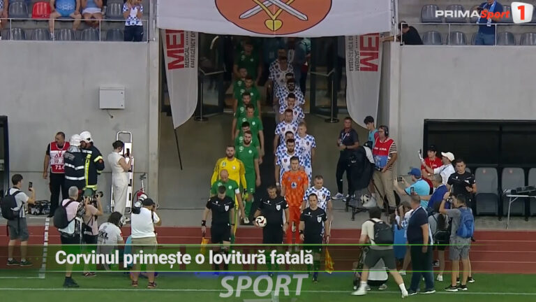 Corvinul primește o lovitură fatală